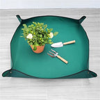 Oxford Cloth Planting Mat 50-150cm Gardening Potting Pad Foldable Garden Plant Flower Pot Transplanting Waterproof Mats for Indoor Plant Repotting(Green 100x100cm) - Image 5