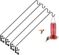 ERYTLLY 4 Packs 3 Inch Clamp 28" Long Deck Hook for Hanging Bird Feeder, Plants, Suet Baskets,Wind Chimes,Lanterns and More by ERYTLLY