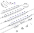 Maygrove Grow Lights for Indoor Plants, Tunable Spectrum 1FT LED Growing Lamp 28W (4 x 7W), T5 Grow Light Strip for Seed Starting, Vegetables, Linkable, White, 4-Pack by MAYGROVE