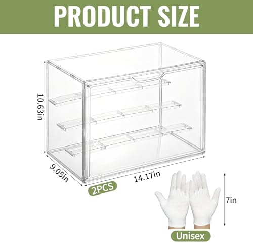2 Pack Clear Mini Greenhouse Indoor – 14.1 x 10.6 x 8.6 Inch Tabletop Portable Greenhouse with Magnetic Door, Portable Indoor Plant Grow House for Seed Starting, Home Gardening & Plant Nursery - Image 2