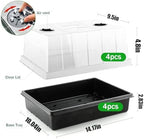 RooTrimmer 4-Pack Seed Starter Trays with 5" Tall Humidity Domes - Image 3