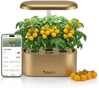 Nouri Hydroponics Growing System, 5 pod APP Smart Indoor Herb Garden Kit with LED Grow Lights, Hydroponic Herb Garden Indoor for Plant Lovers, Gardeners, Kitchen, Lettuce Seeds Included by Nouri