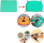 2 PCS Waterproof Foldable Garden Plant Flower Pot Planting Mat Transplanting Mats for Patio - Image 3