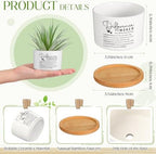 12 Pcs Difference Maker Gifts Succulent Pots Bulk for Employee - Image 2