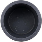 Tall Square Planters, 22 Inch Height, Black and Gray - Image 4