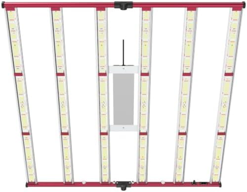 AGLEX 600W LED Grow Lights, Full Spectrum Grow Light with UV IR, Daisy Chain Plant Bar Style Grow Light Foldable & Dimmable for Indoor Growing Commercial Hydroponic Growing Lamp 5x5ft Core Coverage by AGLEX