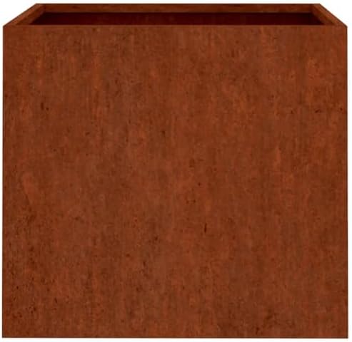 2 Pack Corten Steel Planter Box 19.3 Inch Outdoor Garden Bed - Image 6