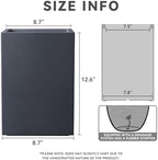 Kante Small Tall Square Charcoal Concrete Planter 13" H, Outdoor - Image 2