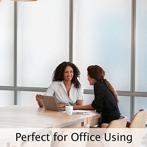 HIDBEA Frosted Glass Window Privacy Film,Static Cling 35.4 in x 16.4 ft - Image 4