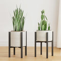 Linpla 2-Pack Adjustable Metal Plant Stands Indoor and Outdoor by Linpla