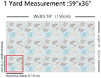 Nautical Upholstery Fabric for Chairs, Ocean Waves Fabric By The Yard, - Image 5
