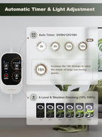 GLOWRIUM Tall Plant Grow Light for Indoor Plants, Full Spectrum Plant Light - Image 5