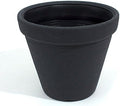 Prosper Plast Plastic Flower Pot 25 cm Classic Massive for Indoor and Outdoor use, Anthracite Colour by Unknown