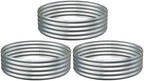 3PCS 4x4x1FT Galvanized Metal Raised Garden Bed,Outdoor Planter Box for Vegetables by Yortrek