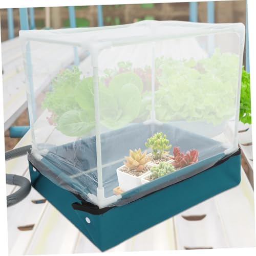 Mini Succulent Greenhouse Plant Box with Drainage and Weather Protection - Image 4