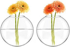 Mkono Wall Hanging Glass Terrariums Planter Flower Vase for Hydroponics Plants - Image 4