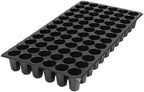 SUNPACK 21" x 11" Heavy Duty 72-Cell Circular Insert Tray, Black, 2.5" (Pack of 10) - Ideal for Greenhouses or Indoor Gardening - Holds Up to 72 Different Seeds - Image 3