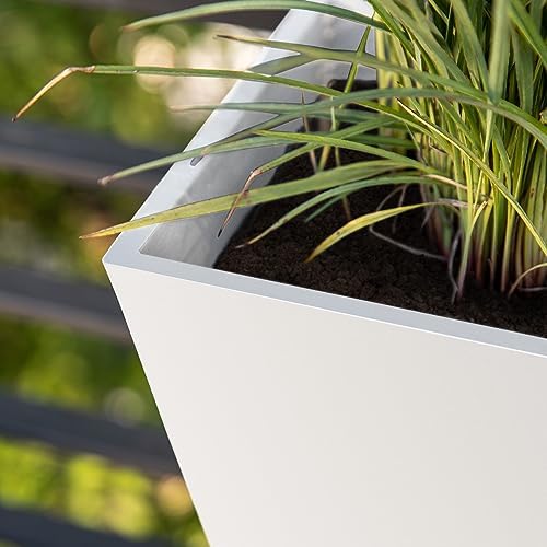Veradek Pure Series Railing Planter - Tapered Window Box with Bracket - Image 6