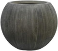 11.8" H x 14.5" D Large Round Plastic Planter with Drainage Hole & Plug by UPPERSTONELIVING