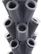 12-Tier Hydroponic Tower Growing System,60 Holes Indoor Garden Kit with Automatic Water Circulation & 6.6Gal Tank,Plant Germination Kits Vertical Garden for Home,Includes Pump,Wheels - Image 5
