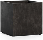 Reglito Cube Planters for Outdoor Plants, Square Indoor/Outdoor by Cosapots
