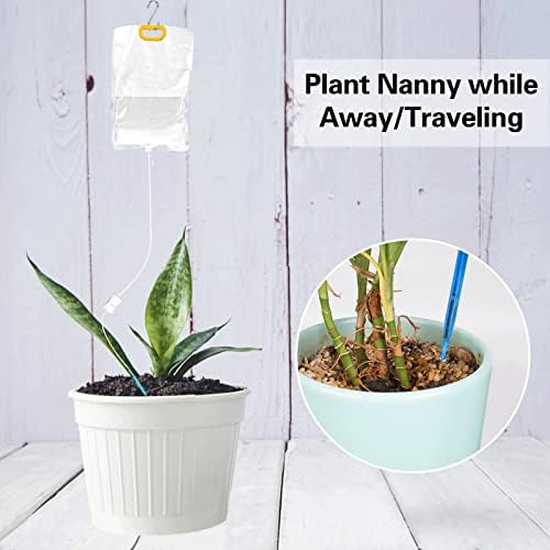 Azureblue 5 PCS Gardening Tools Set 1Pcs Repotting Mat for Indoor Plants Waterproof Clear Potting Mat 4Pcs Self Watering System for Plants While Away on Vacation - Image 5