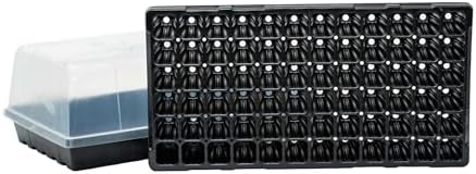 Bootstrap Farmer Extra Strength Seed Starter Kit, 10 Pack Combo, 10 of Each - 1020 Tray, Humidity Dome, 50 Cell Plug Tray by BootstrapFarmer