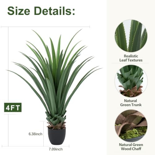 120CM Artificial Agave Plant - Image 4