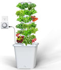 Hydroponics Growing System, 30-Plant Indoor Hydroponic Tower with Pump System, Plants Germination Kit, Smart Aeroponic Herb Garden, Vertical Hydroponic System for Gardening Lover (No Seed) by Unknown