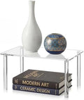 RattanView 2 Pcs 14 Inch Acrylic Risers Display Stands 4-leg Plant Stand by RattanView