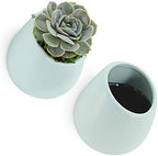 Arcadia Garden Products WP31 Small Round Wall Planter 3-Pack-Mint - Image 2
