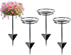 Tellingyou 3 Pack Adjustable Outdoor Flower Pot Stand, Plant Stands(Black) by Tellingyou