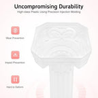 2PCS Columns and Pillars, Wedding Roman Column Wedding Landscaping Plastic Roman Pillar Artistic Roman Column Statue Party Flowerpot Holder for Wedding Event Party Decor (2Pcs Ornate Column) - Image 2
