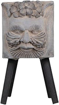 11" x 13" x 22" Greek God Statue Planter with Legs by Unknown