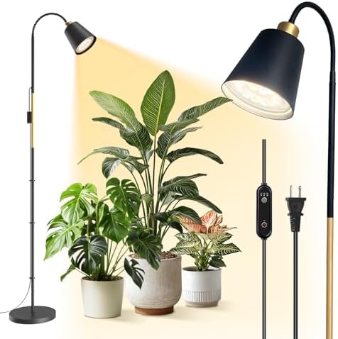 Bstrip F11 Standing Grow Lights for Indoor Plants, 65in Tall Plant Light by Bstrip