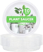 Clear Plant Saucer 16 inch Large Plant Drip Trays for Indoor outdoor plants - Image 7