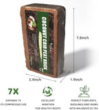 Coco Coir Brick - Low EC & pH Balanced, Compressed Organic Coconut Fiber Potting Mix for Indoor Outdoor Plants, Seed Starting, Hydroponics & Reptile Bedding(11.2lb) - Image 2