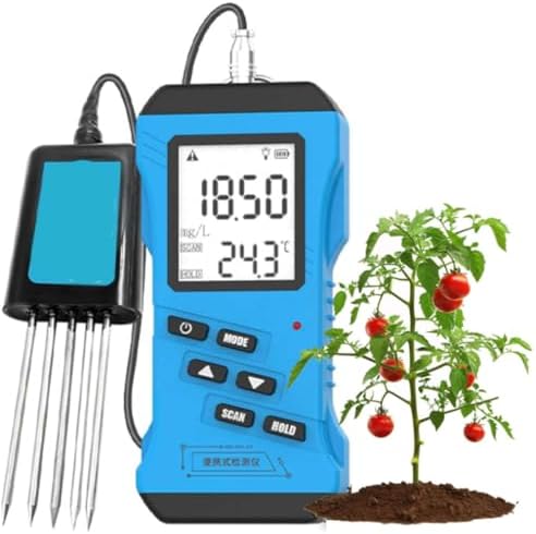 7-in-1 Rapid Soil Tester, pH, Moisture, Nutrient Conductivity, Phosphorus, Potassium, NPK Tester, Soil Fertility Test, High Precision, Digital Sensitivity by Unknown