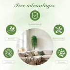 dallisten 4Pcs Fake Hanging Fern Plants for Outdoors, UV Resistant Artificial Ferns Greenery Vines Faux Trailing Plants for Indoor Wall Porch Wedding Boho Home Garden Decor(4PCS DeepGreen Ferns) - Image 4