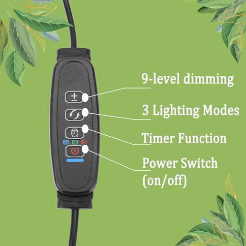 Grow Lights for Indoor Plant 6000K White Red 40 LEDs,Plant Growing Light - Image 6