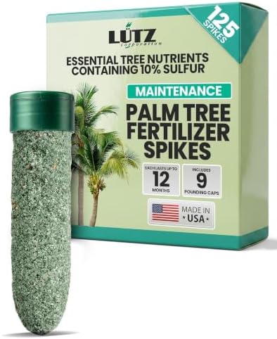 Lutz Corporation, Palm Tree Fertilization Spikes, Maintenance 125 Pack by LutzCorporation