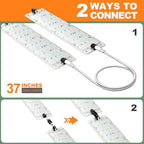 40W Full Spectrum Grow Light, Dimmable Timer, Ultra Thin Linkable - Image 3