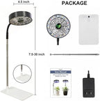 2-Pack Grow Light with Fan,Artificial Sunlight with Gentle Breeze - Image 7