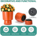 16.8" Planters for Outdoor Plants, Large Urn Flower pots S/2 - Image 6