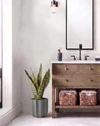 10 Inch Ceramic Plant Pot for Indoor Plants with Drainage Hole - Image 5