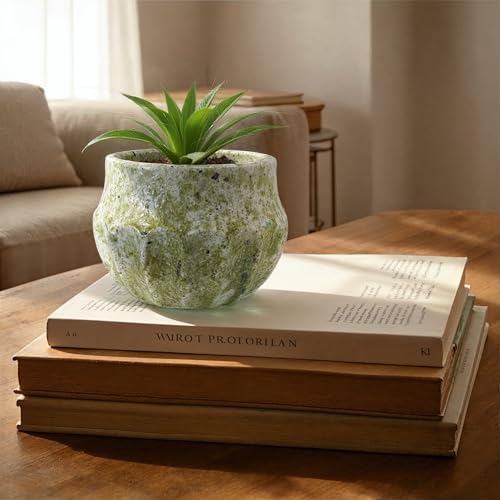 Creative Co-Op Medium Terra-Cotta Planter with Crackle Glaze and Terrazzo Finish, Multicolor - Image 7