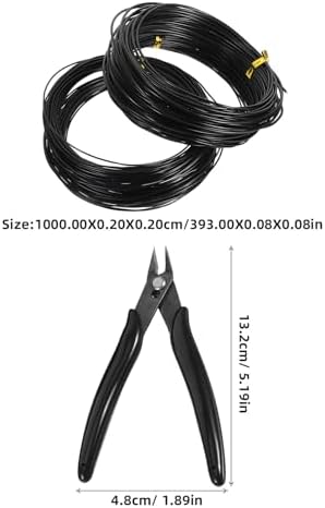 Healeved Anodized Aluminum Bonsai Wire Kit with Cutter, 4 Rolls (1mm, 1.5mm, 2mm) 10m Each, Plant Training Wire for Tree Branch Fixing and Bonsai Shaping Tools for Gardening - Image 7