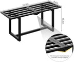 2 Pack Plant Stand, Foldable Metal Shelf, Indoor Outdoor,Black - Image 3