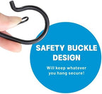 FSAH 48 PCS Q-Hanger Hooks with Safety Buckle, Windproof Screw Hooks - Image 2