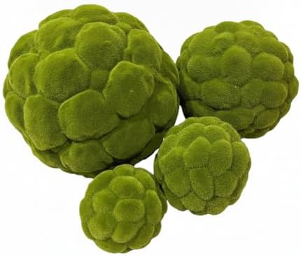 Artificial Moss Ball, 6.7 Inch Green Hanging Decorative Sphere for Living Room & Event Styling (1 PC) by Unknown